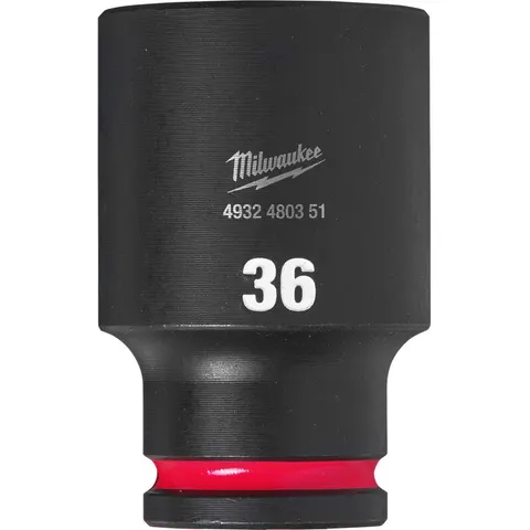Milwaukee slagdop Shockwave 1/2 lang 36mm – afbeelding 1