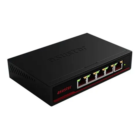 Switch 5 Puertos 2.5GB sin Gestión - ASUSTOR – imagen 1