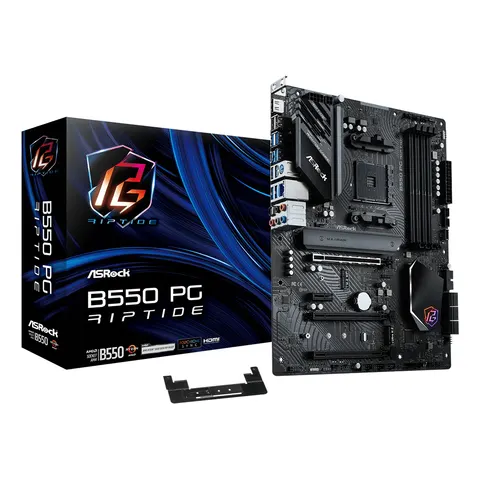 ASR 90MXBGH0 - ASRock B550 PG Riptide (AM4) – imagen 1