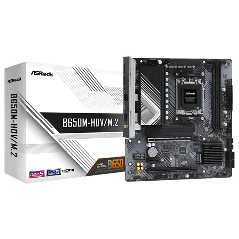 ASRock Placa Base B650M-HDV/M.2 – imagen 1