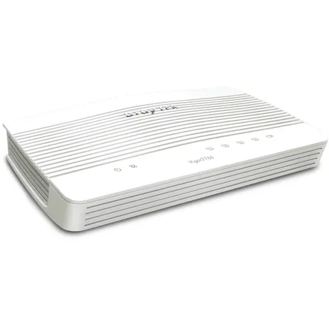DrayTek Vigor 2766, DSL-Modem 4-Port-Switch, Weiß – Bild 1