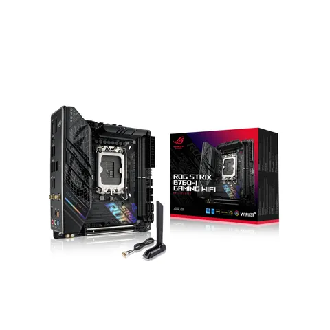 ASUS ROG STRIX B760-I GAMING - Moederbord - Socket 1700 - Mini-ITX - Intel B760 chipset – afbeelding 1