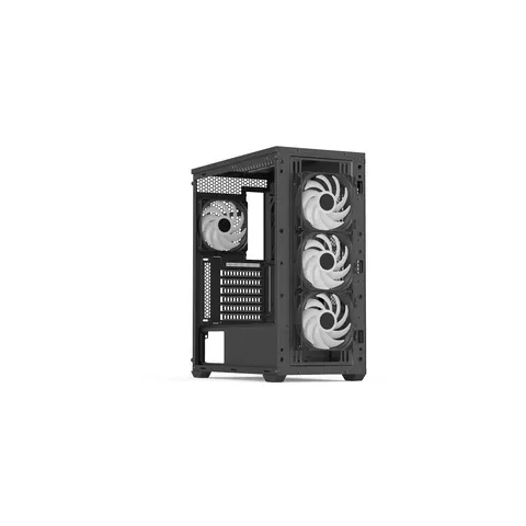 AeroCool PC Gehäuse D502A Mid-Tower Schwarz – Bild 1