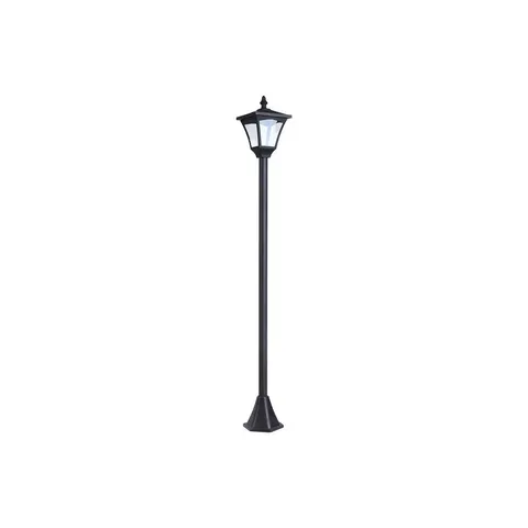 Outsunny LED Solarleuchte Solar Laterne – Schwarz – Bild 1