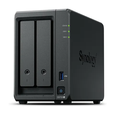 Synology DiskStation DS725+ NAS/storage server – Schwarz – Bild 1