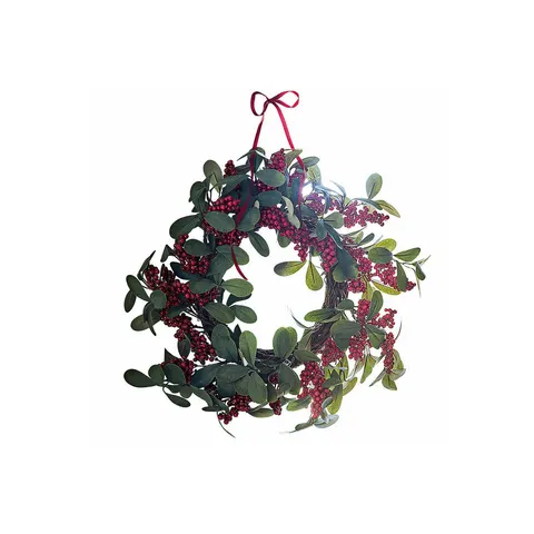 LOBERON Krans Lenius groen/rood – afbeelding 1