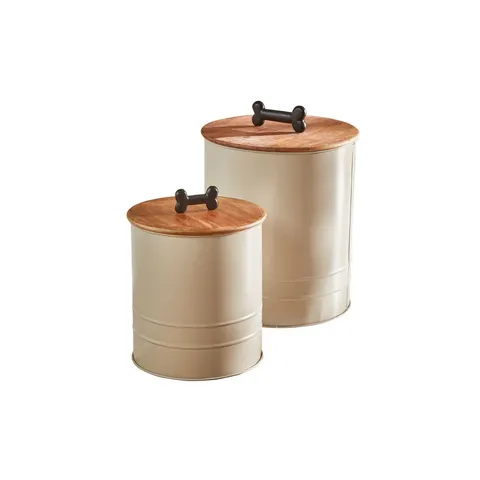 LOBERON Pot set van 2 Esteluna beige – afbeelding 1