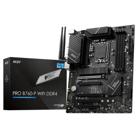 MSI PRO B760-P Wifi DDR4 – Schwarz – Bild 1