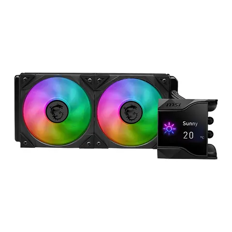 MSI MPG Coreliquid D240 Processor Liquid cooling kit 12 cm Black 1 pc( – image 1