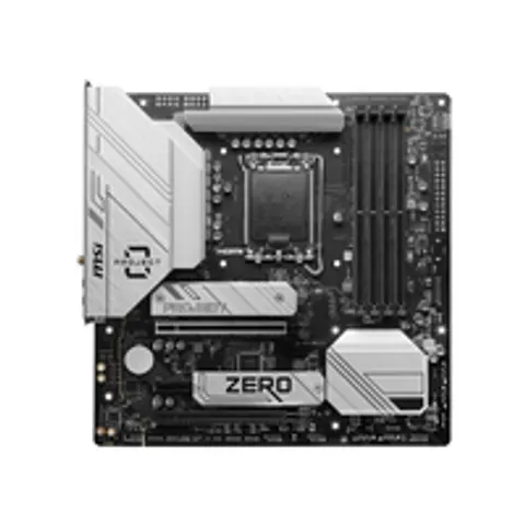 MSI B760M PROJECT ZERO motherboard Intel B760 LGA 1700 micro ATX – image 1