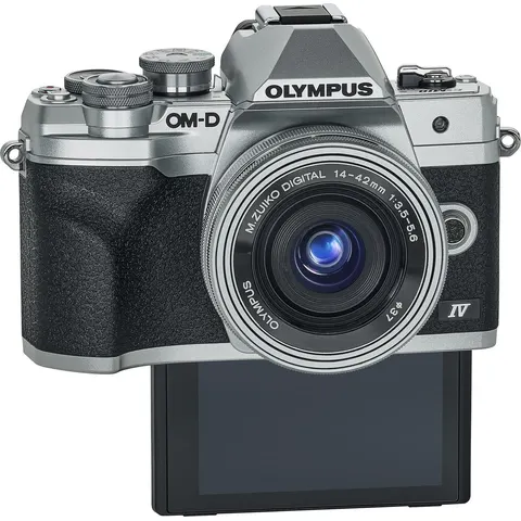 Olympus OM-D E-M10 Mark IV Pannenkoekset Micro Vier Derde zilver – afbeelding 1