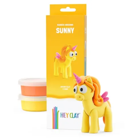 Klei Hey Clay Sunny 3 potjes – afbeelding 1