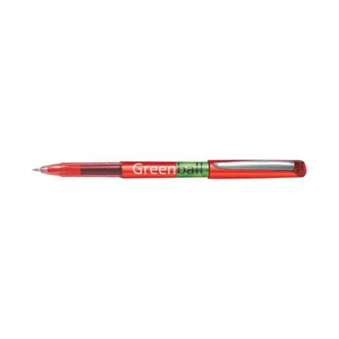Rollerpen PILOT Greenball Begreen medium rood – afbeelding 1