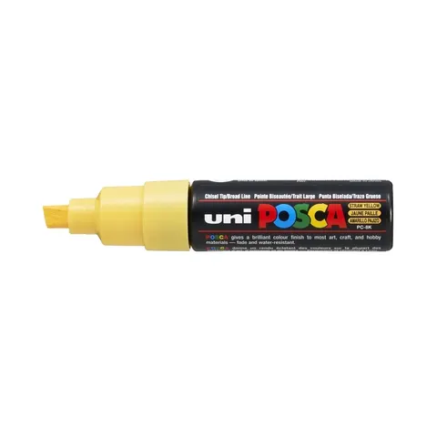 Paintmarker Uni POSCA PC8K breed schuin strogl – afbeelding 1