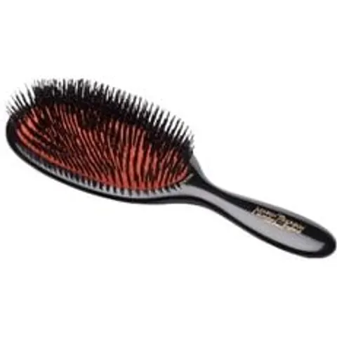 Mason Pearson Large Extra Bristle Dark Ruby/Black Paddle borstel, 1 st – afbeelding 1