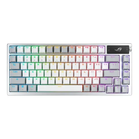 ASUS ROG Azoth Gaming Tastatur – Weiß – Bild 1