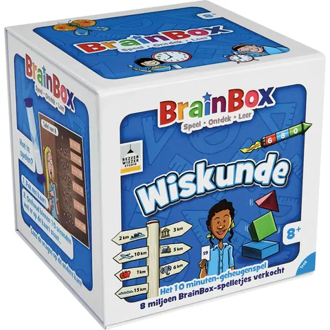 Kaartspel Brainbox wiskunde – afbeelding 1