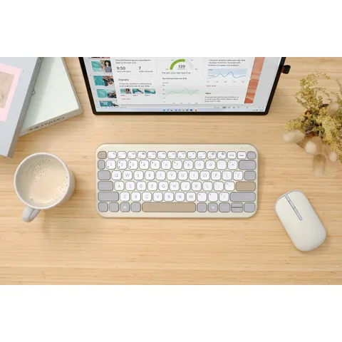Marshmallow Tastatur KW100, Beige – Bild 1