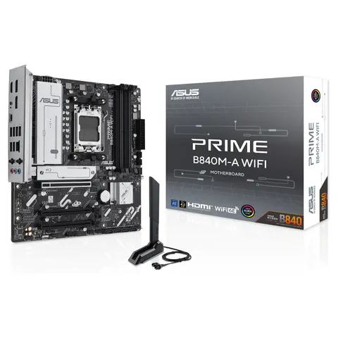 ASUS PRIME B840M-A WIFI AMD B840 Socket AM5 micro ATX – image 1