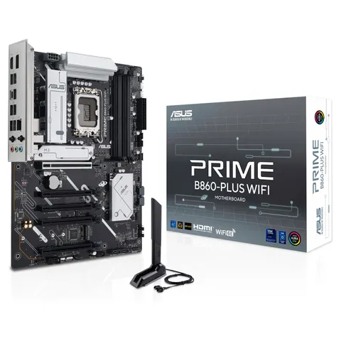 ASUS PRIME B860-PLUS WIFI Mainboard – Schwarz – Bild 1
