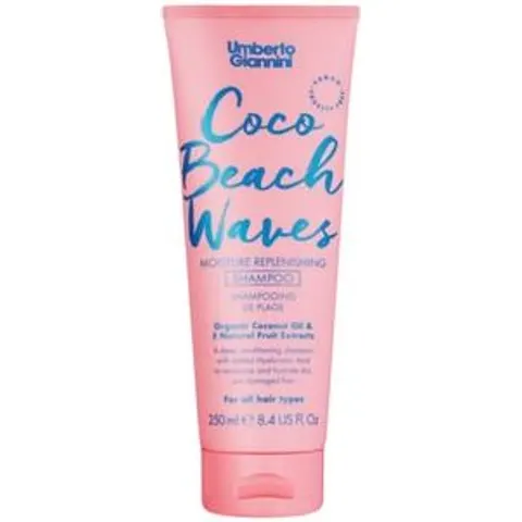 Umberto Giannini CoCo Beach Waves Moisture Replenishing Shampoo, 250 ml – afbeelding 1