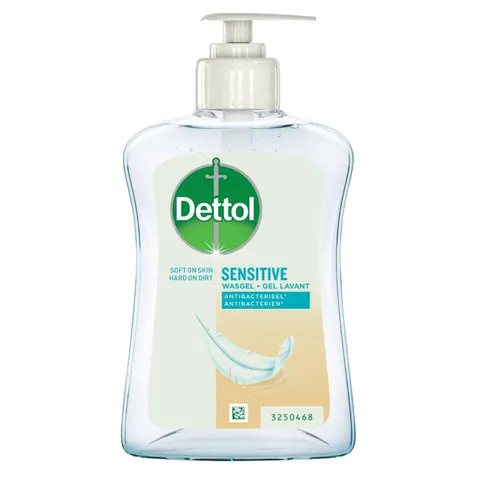 Handzeep Dettol Sensitive antibacterieël 250ml – afbeelding 1