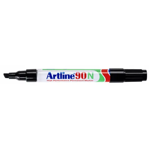 Viltstift Artline 90 schuin 2-5mm zwart – afbeelding 1