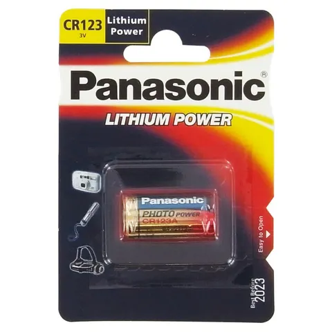 Batterie Panasonic CR123 – Doré – Bild 1