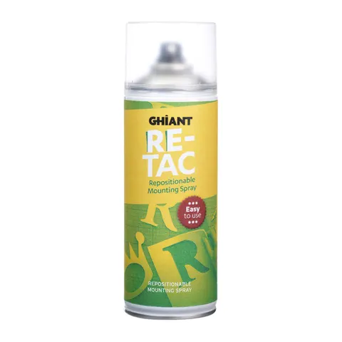 Lijmspray ghiant high-tac re-positioneerbaar 400ml – afbeelding 1