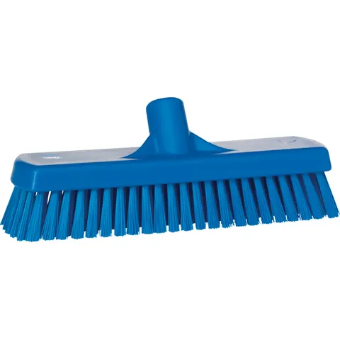 Vloerschrobber Vikan harde vezel 305mm blauw – afbeelding 1