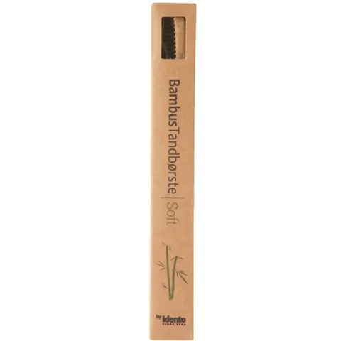 Idento Bamboe Tandenborstel Medium – afbeelding 1
