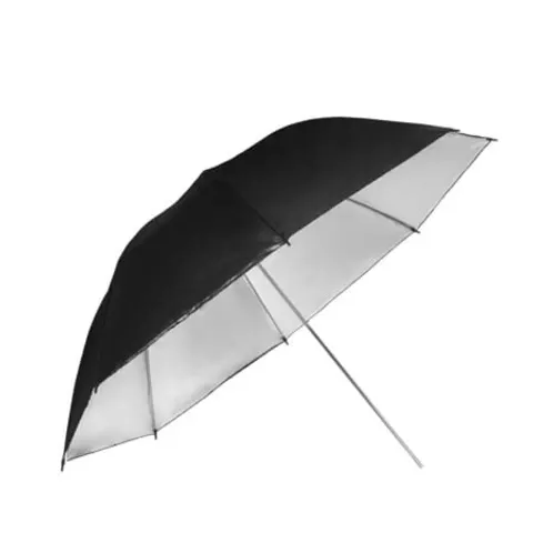 GlareOne Parasolka srebrna 90 cm – zdjęcie 1
