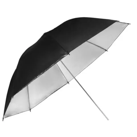 GlareOne Parasolka srebrna 110 cm – zdjęcie 1