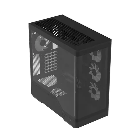Caja de vidrio ATX P500A (negro) - AEROCOOL – imagen 1