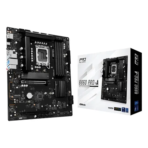 Asrock B860 Pro-A – Schwarz – Bild 1