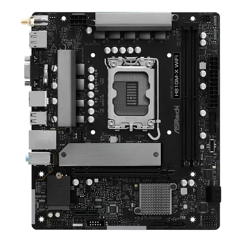 Asrock H810M-X WiFi – Schwarz – Bild 1