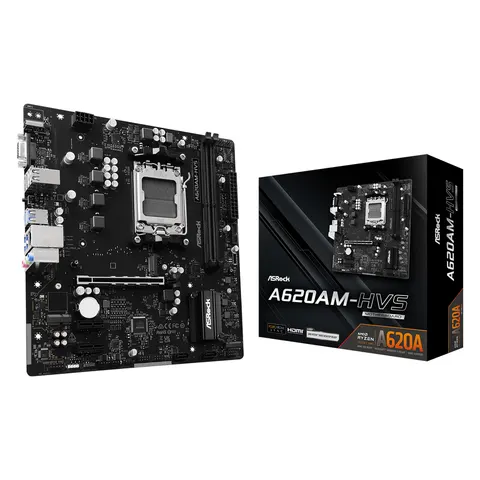Asrock A620AM-HVS AMD A620A Socket AM5 micro ATX – image 1