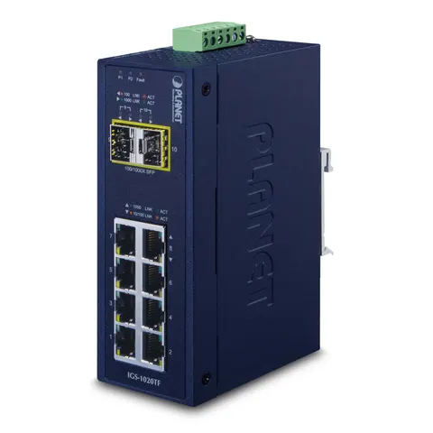 PLANET IGS-1020TF network switch Unmanaged Gigabit Ethernet – image 1