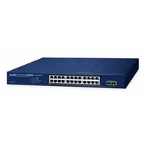 PLANET 24-Port Poe+ Web Smart Switch GS-2210-24P2S – Bild 1
