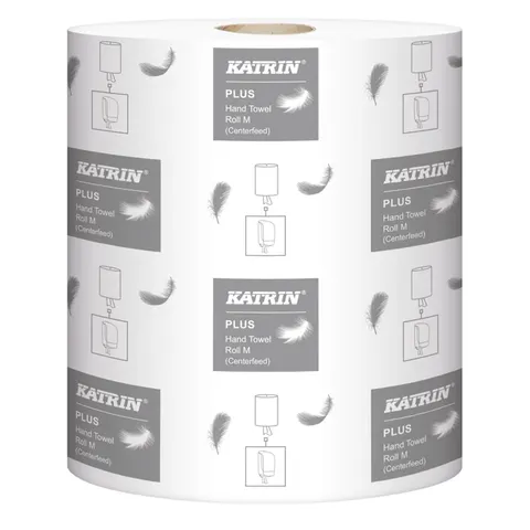 Poetspapier katrin plus medium 1laags 870 vel wit – afbeelding 1