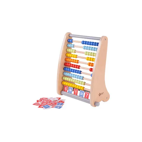 Classic World Houten Telraam met Telkaarten – afbeelding 1