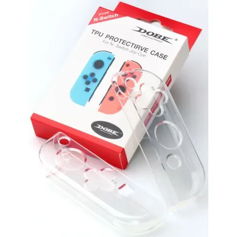DOBE Fomis Electronics Dobe Joy-Con TPU Protive Case-Transparant (Switch) Nieuw – afbeelding 1