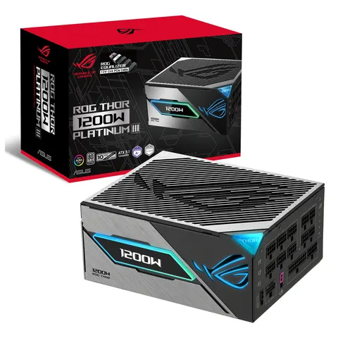 ASUS ROG THOR 1200P3 GAMING-E PSU - Zwart – afbeelding 1