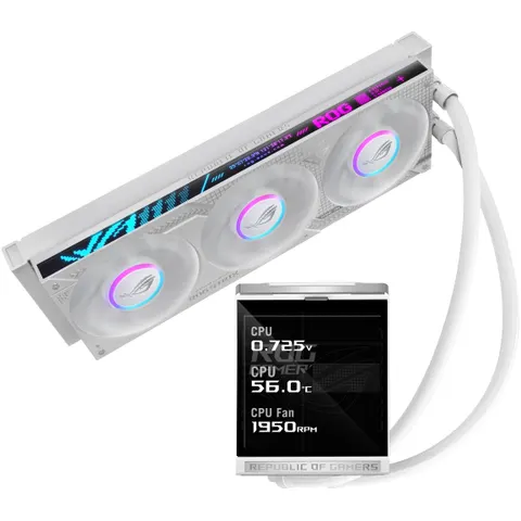 Asus ROG Strix LC IV 360 Argb LCD White – Bild 1