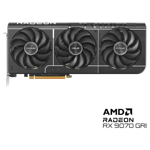 ASUS Prime Radeon RX 9070 GRE OC Edition – Schwarz – Bild 1