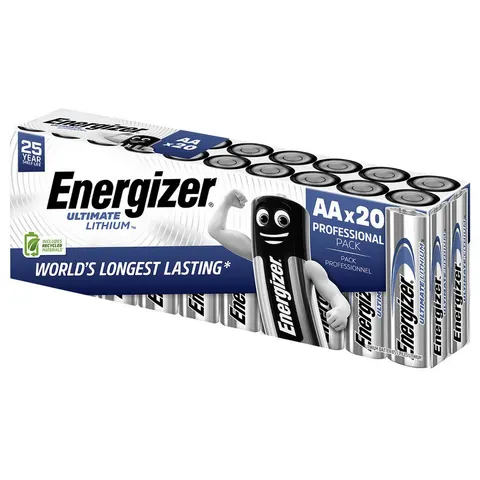 Energizer Ultimate Lithium – AA – 20 stuks – afbeelding 1