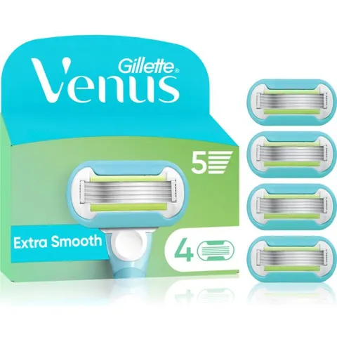 Gillette Venus Extra Smooth Vervangende Open Messen 4 st – afbeelding 1