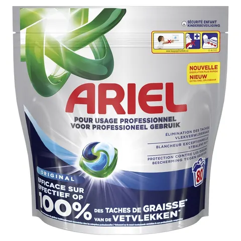 Wasmiddel Ariel prof All-one regular 80 pods – afbeelding 1