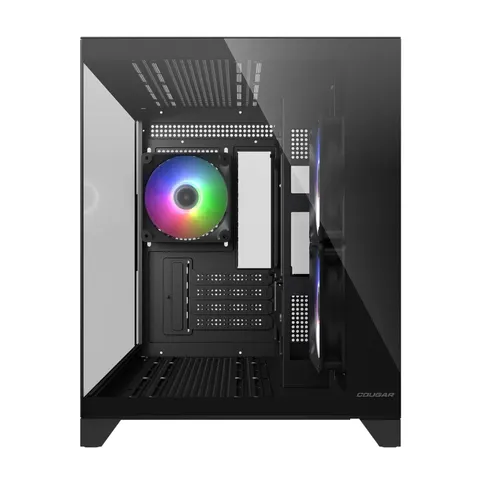 COUGAR CGR-2QA6B-RGB Mini Tower Zwart – afbeelding 1