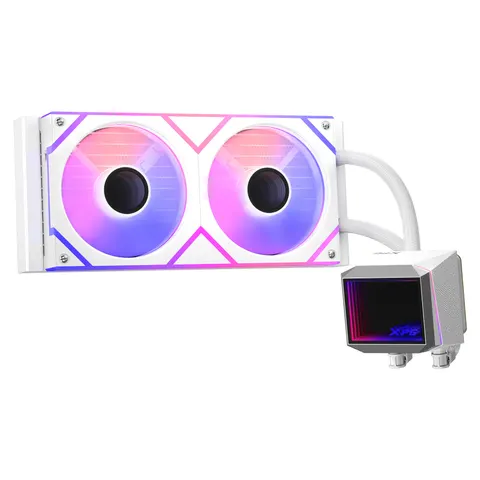 ADATA XPG 52428 - XPG LEVANTE II 240, 2x120 mm, ARGB, blanco – imagen 1
